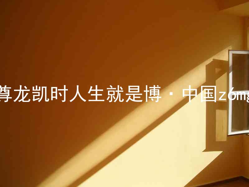 尊龙凯时人生就是博·中国z6mg
